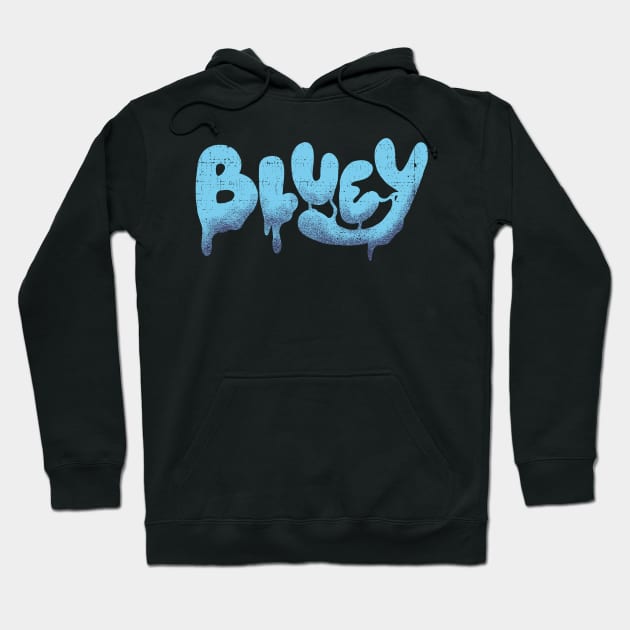 Bluey dad typography vintage Hoodie by Onarky